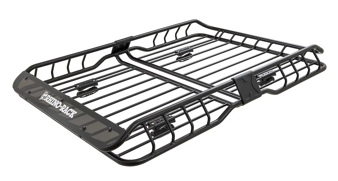 RMCB02 – RHINO RACK Roof Basket, 58 Inch Length x 43 Inch Width x 6 Inch Height External Dimension/ 53 Inch Length x ...
